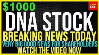 DNA Stock Ginkgo Bioworks Holdings Inc Stock Breaking News Today  DNA Stock Price Prediction  DNA [upl. by Ssac]