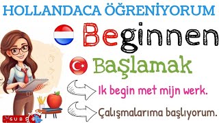 YENİ BAŞLAYANLAR IÇIN HOLLANDACA CÜMLELERnederlands lerendutch [upl. by Sindee]