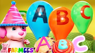 ABC Alphabet Kindergarten Song amp Cartoon Video by Farmees [upl. by Lula328]