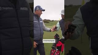 What Padraig Harrington uses to track his speeds [upl. by Ellenad738]