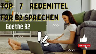 Top 7 Redemittel for sprechen b2 redemittel redemittelforb2 redemittelforsprechen goethedelhi [upl. by Aneema857]