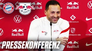 quotEs ist kein BonusSpiel – Wir möchten erfolgreich seinquot – PK mit Tedesco vor Bayern vs RB Leipzig [upl. by Ariel190]