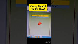 Cherry shortcut in MS Word msword mswordtricks computertips computertricks tricks [upl. by Mirella]