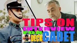 TIPS FOR DECK CADET INTERVIEW [upl. by Ahsino]