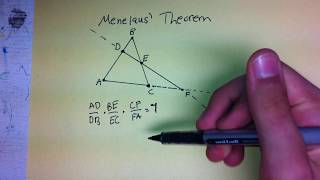 Menelaus Theorem [upl. by Anat229]