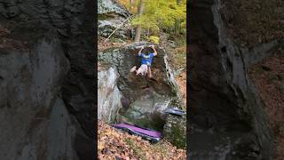 Salt Fork Bouldering The Salmon Of Capistrano V5 First Ascent [upl. by Dante]