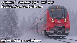 „Talent“ reicher Tag auf der KochelWerdenfelsbahn  11120124 [upl. by Nnylkcaj]