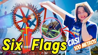 😱LOCURA EN SIX FLAGS  1ra VEZ EN UN PARQUE DE DIVERSIONES [upl. by Elimay673]