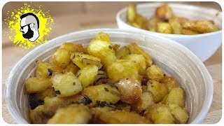 Knusprige Kartoffel Bites aus dem Backofen REZEPT  Pommes Män [upl. by Nanis]