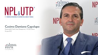 Cosimo Damiano Capolupo BCC Iccrea intervistato da Micaela De Medici allNPLampUTP di Alma Iura [upl. by Bisset]