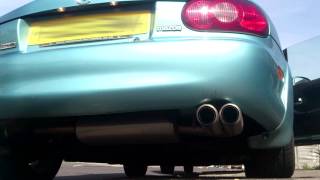 MX5Parts Mx5 MK2Mk25 Stainless exhaust [upl. by Mirabelle155]