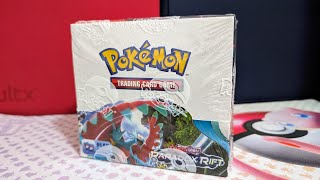 Second Pokémon Scarlet amp Violet Paradox Rift Booster Box [upl. by Ilise968]