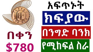 ቀጥታ በባንክ የሚከፍል የኦንላይን ስራ how to make money online in ethiopia  make money online 2024  part 1 [upl. by Akimit]