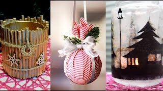 15 CHRISTMAS amp WINTER DIY Projects Simple crafts and ideas [upl. by Onurb]