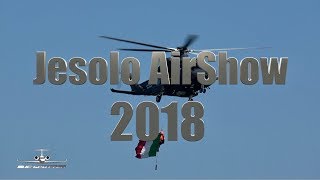 Jesolo AirShow 2018 Highlights Patrouille Swiss Frecce Tricolori Gripen [upl. by Stesha]