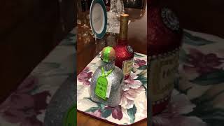 Patron amp Hennessy bottle decoration [upl. by Kasevich]