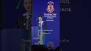 Graduation Speech 2024  Harrow International School Bangkok [upl. by Etteluap446]