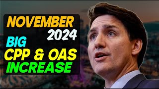 Canada Pension Increase Huge CPP amp OAS Payment Boost Coming December 2024 Don’t Miss This Retirees [upl. by Eslehc]