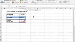 Calculating Interest Rate in Excel 2016  Knowledgecitycom [upl. by Kattie]