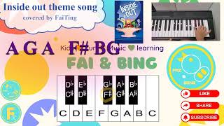 Inside out theme song piano covered by FaiTing [upl. by Ayenat]