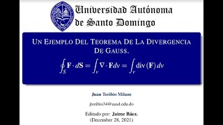 TEOREMA DE LA DIVERGENCIA DE GAUSS EN COORDENADAS ESFÉRICAS UN EJEMPLO  Cálculo Vectorial [upl. by Willner]