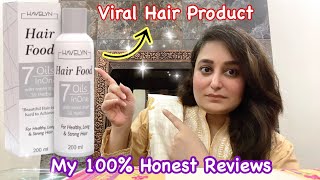 My 100 Honest Reviews About Viral Hair OilHavelyn Hair Food Hair Oil  Does this oil stop Hairfall [upl. by Akyeluz]