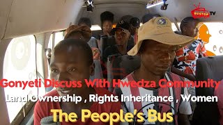 Gonyeti Discuss With Wedza Community Land Ownership  Rights Inheritance  Women  The Peoples Bus [upl. by Florian]