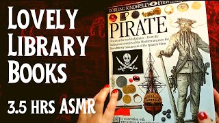 ASMR  Lovely Illustrated Library Books  Whispered Reading Compilation Some with Coffee [upl. by Eenhpad]