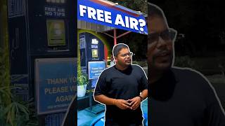 FREE Air At Petrol Pump 🤔shorts free petrol gasstation informative scam hindi cars24 [upl. by Cost248]