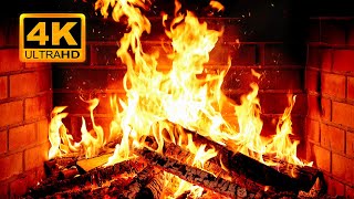 🔥 Cozy Fireplace 4K 12 HOURS Fireplace with Crackling Fire Sounds Fireplace Ambience [upl. by Prue]