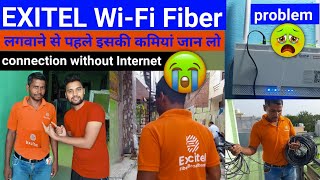 EXCITEL WiFi Fiber Full Installation 200Mbps  Exitel WiFi fiber kaise lagaye  Excitel WIFI Fiber [upl. by Greta]