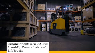 Jungheinrich® ETG 214318 Electric StandUp Counterbalanced Lift Trucks [upl. by Freiman]