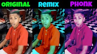 Jingle Bells  Brazilian kid Original vs Phonk vs Remix [upl. by Innavoj]