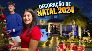 Decoramos a casa para o Natal de uma forma diferente  Maria Clara e Família JP [upl. by Mordy455]