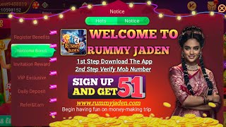 New Rummy App Today l Rummy 51 Bonus App l 51 Bonus Rummy App l Rummy [upl. by Peppard]