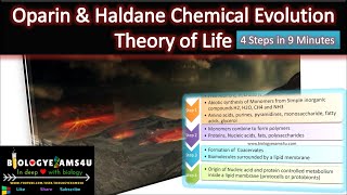 What is OparinHaldane Theory of Chemical Evolution of life Simplified in 4 Steps [upl. by Fiora435]