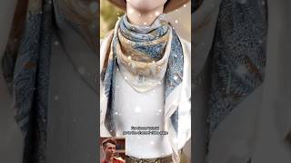 how to wear a scarf scarfstyle scarfstyling scarves scarffashion [upl. by Saffian]