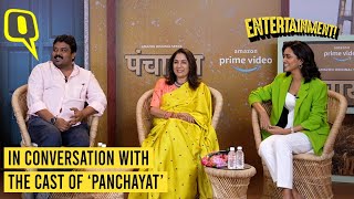 Neena Gupta Saanvika and Faisal Malik Recall Memories From ‘Panchayat’ Season 2 Set  The Quint [upl. by Schaffel212]