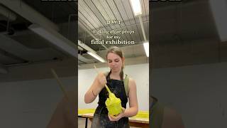 making algae for 6 hours straight in art school shorts art artist artschool [upl. by Raddie]