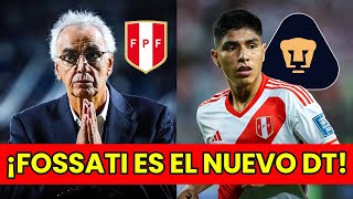 JORGE FOSSATI ES NUEVO ENTRENADOR DE LA SELECCIÓN PERUANA  PIERO QUISPE JOYA SUDAMERICANA [upl. by Tavis]