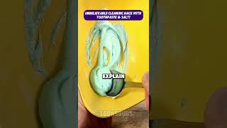 Toothpaste amp Salt The Ultimate Cleaning Combo cleaningtips homehacks diy [upl. by Egedan518]