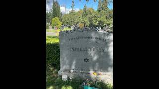 Visiting the Grave of Estelle Getty from the “Golden Girls” Hollywood cemetery [upl. by Alracal]