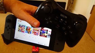 How to Use a Wii U Pro Controller on the Nintendo Switch Quick Version [upl. by Oika]