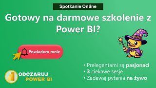 2 Czarowanie z Power BI [upl. by Atiner]