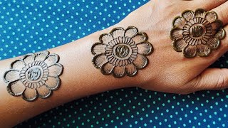 very beautiful full hand stylish mehndi design  mehndi design simple and easy  mehndi designskonu [upl. by Jerold]