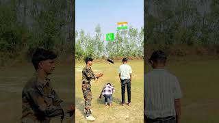 Indian army salute kon jada pavarfull hai youtubeshorts indianarmy trendingshorts comedy [upl. by Yesnyl]