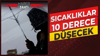 Sıcaklıklar 10 derece düşecek 16 ile sarı ve turuncu alarm [upl. by Salome]