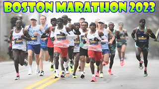 MARATONA DE BOSTON 2023 CORRIDA COMPLETA  BOSTON MARATHON 2023 FULL RACE  ELIUD KIPCHGE  FULL HD [upl. by Adnohsar]