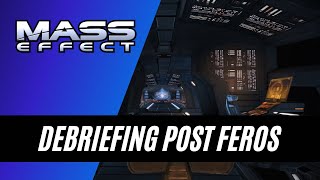 Mass Effect  16 Debriefing post Feros  Romance Liara [upl. by Noach]