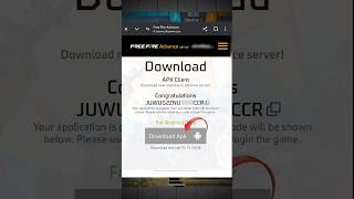 Free Fire Advance Server Aa Gaya Hai 🔥🤩 Jaldi Se Register Karlo 👍📱freefire ffdiwali diwaliff [upl. by Rogerg]